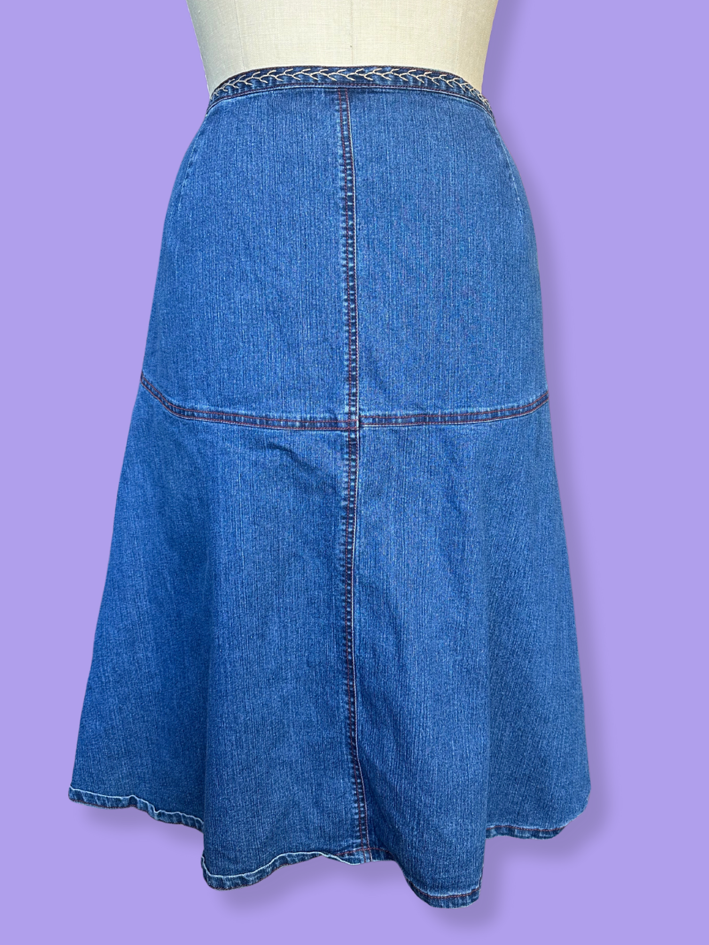 The Quade Denim Skirt