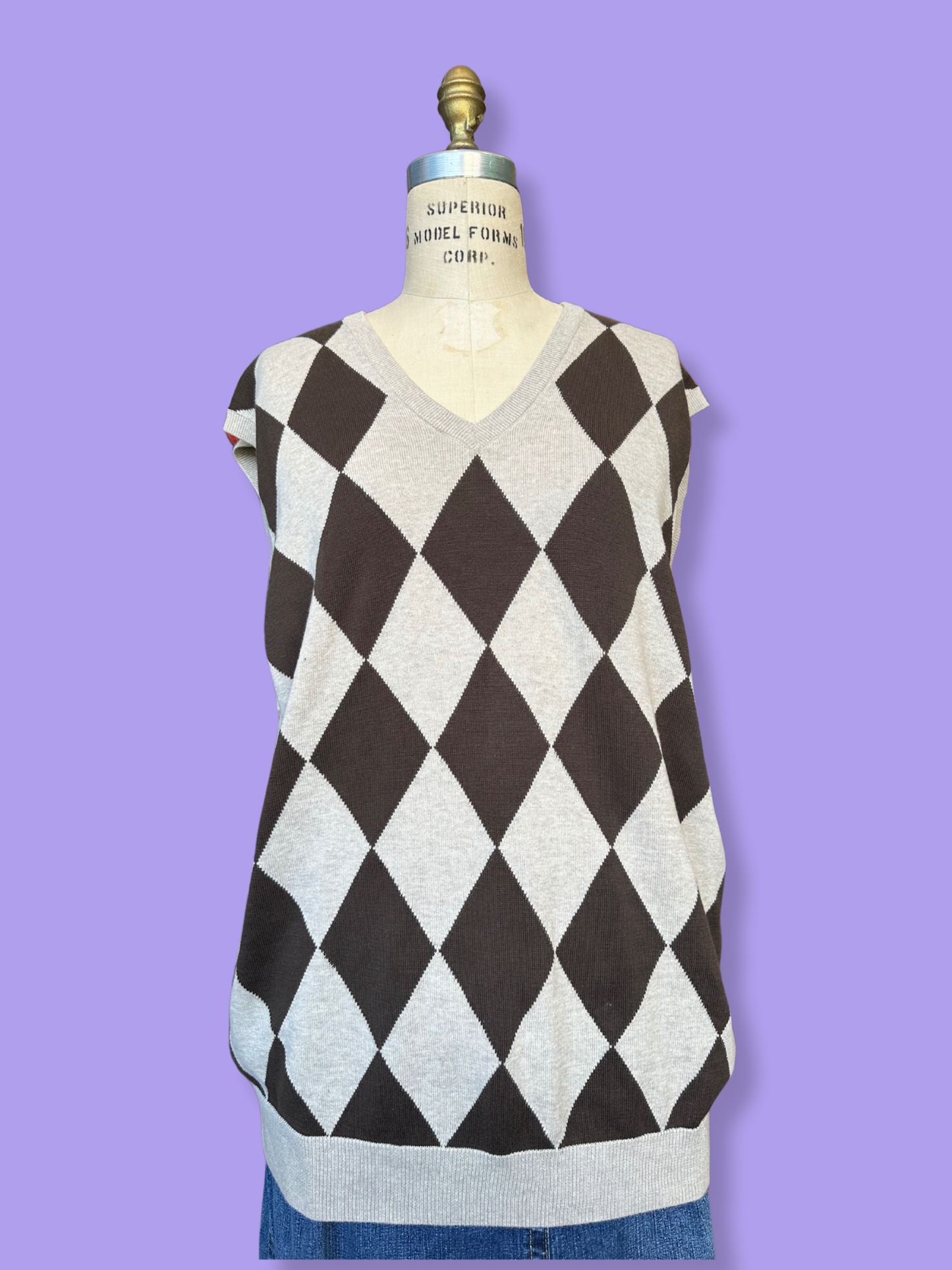 The Check Knit Vest