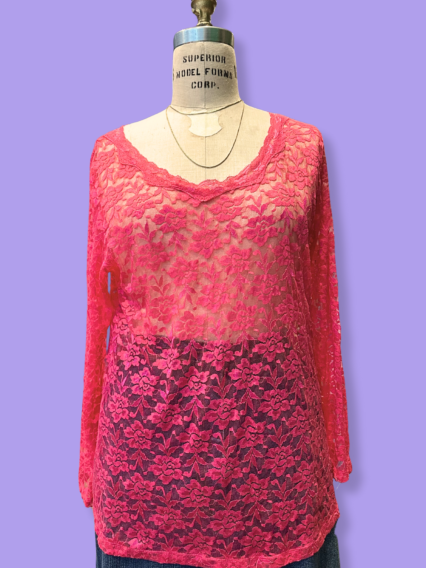 The Floral Sheer Top