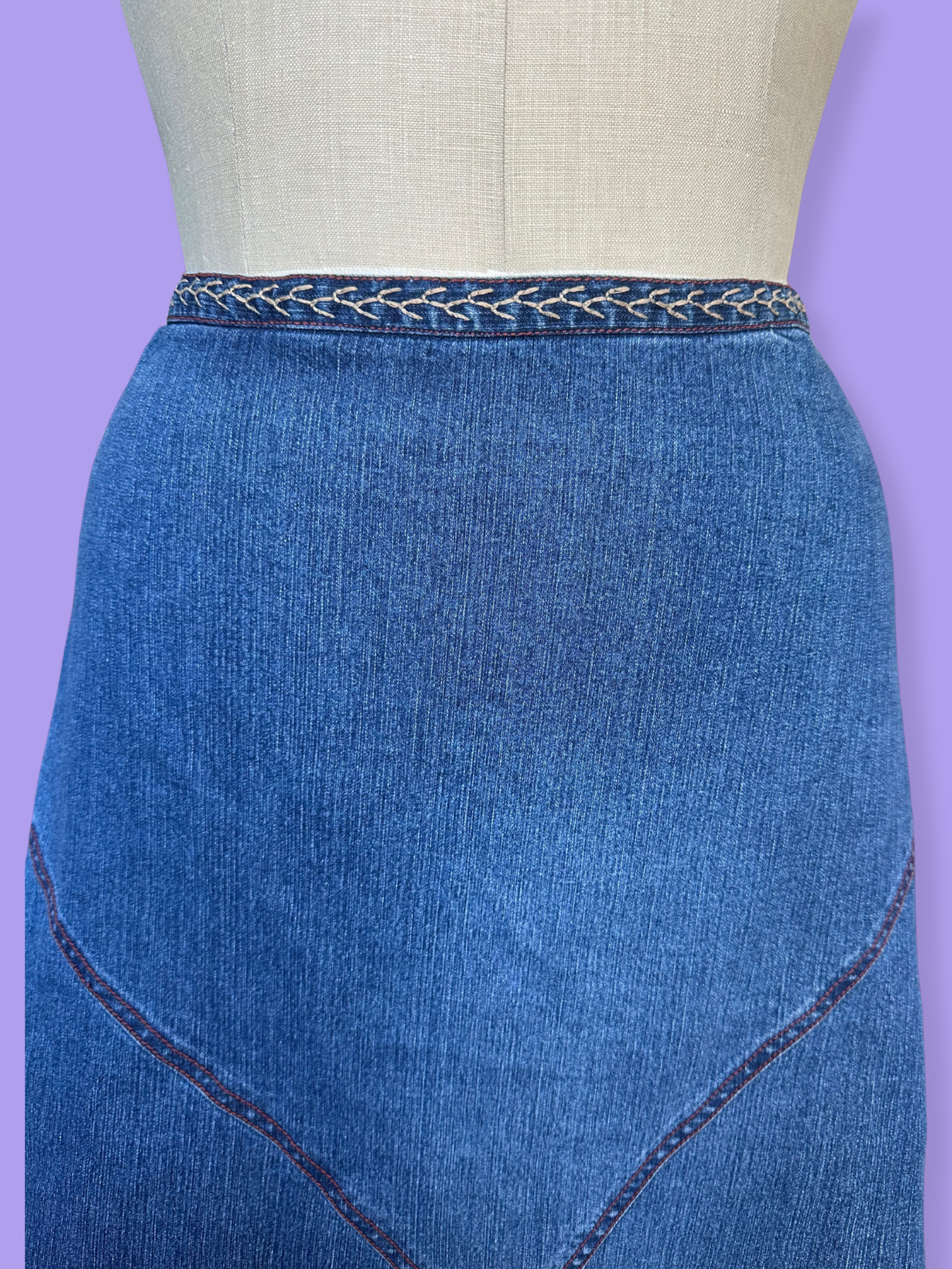 The Quade Denim Skirt