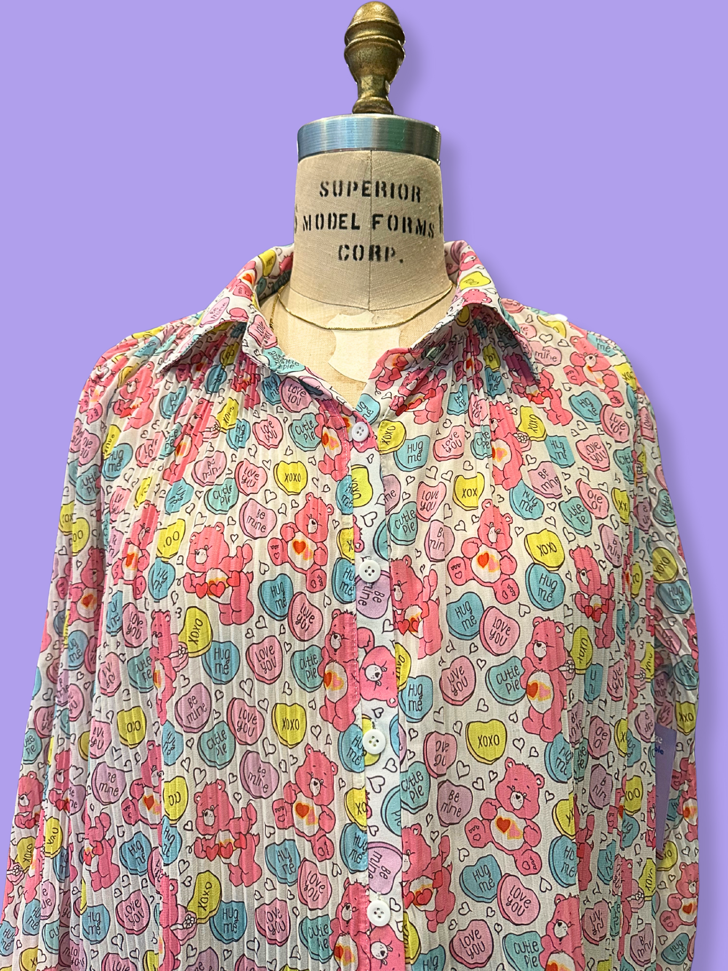 The Care Bear Plisse Top