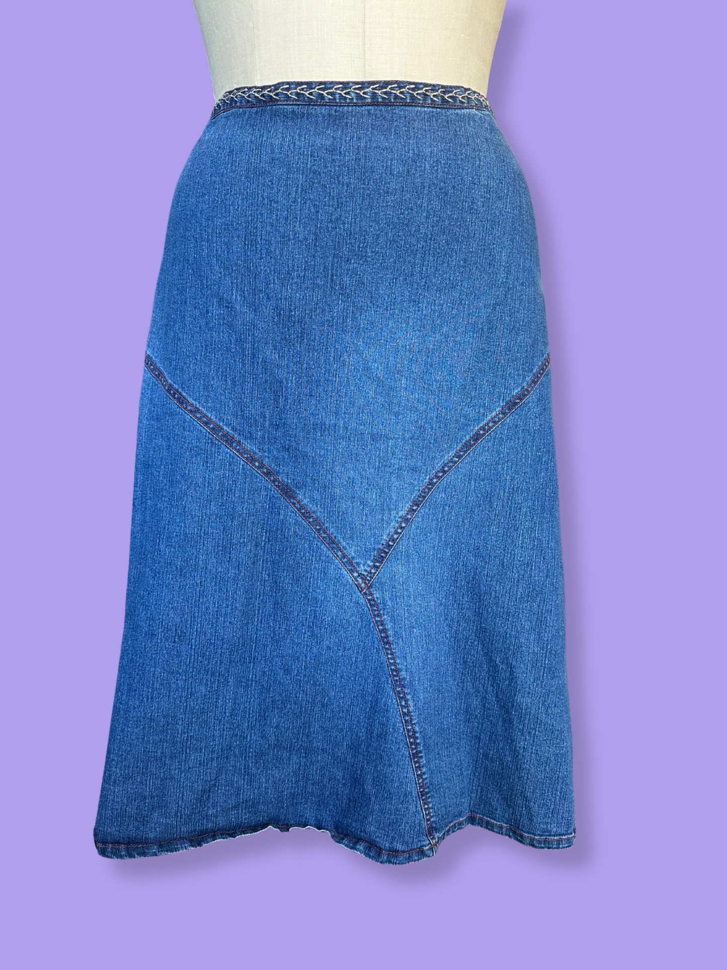The Quade Denim Skirt