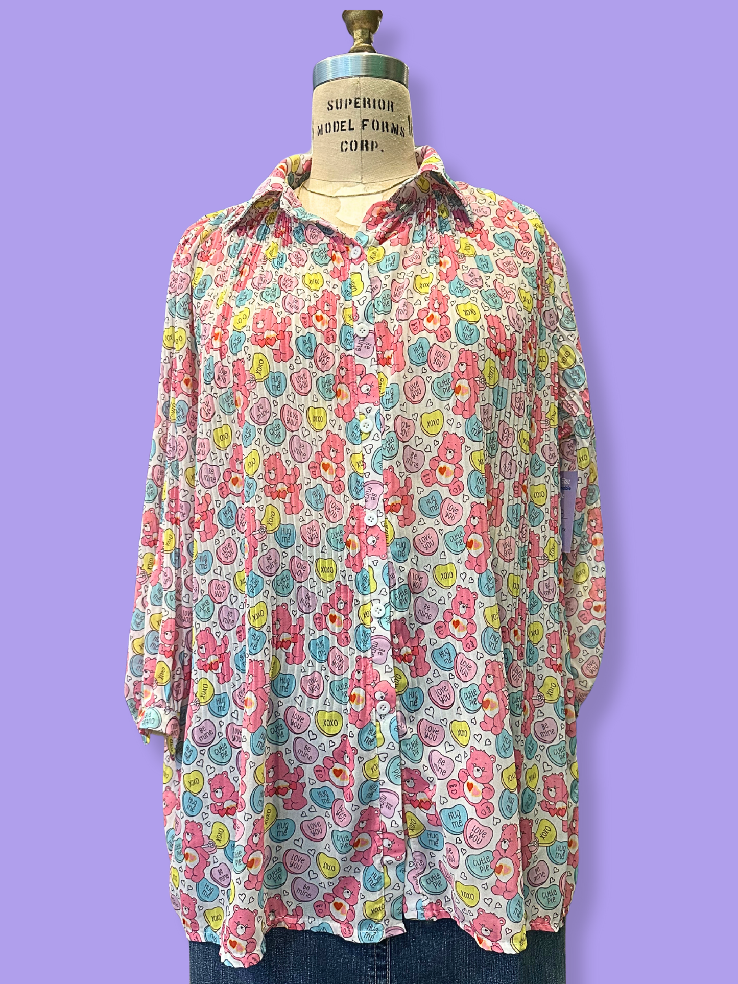 The Care Bear Plisse Top