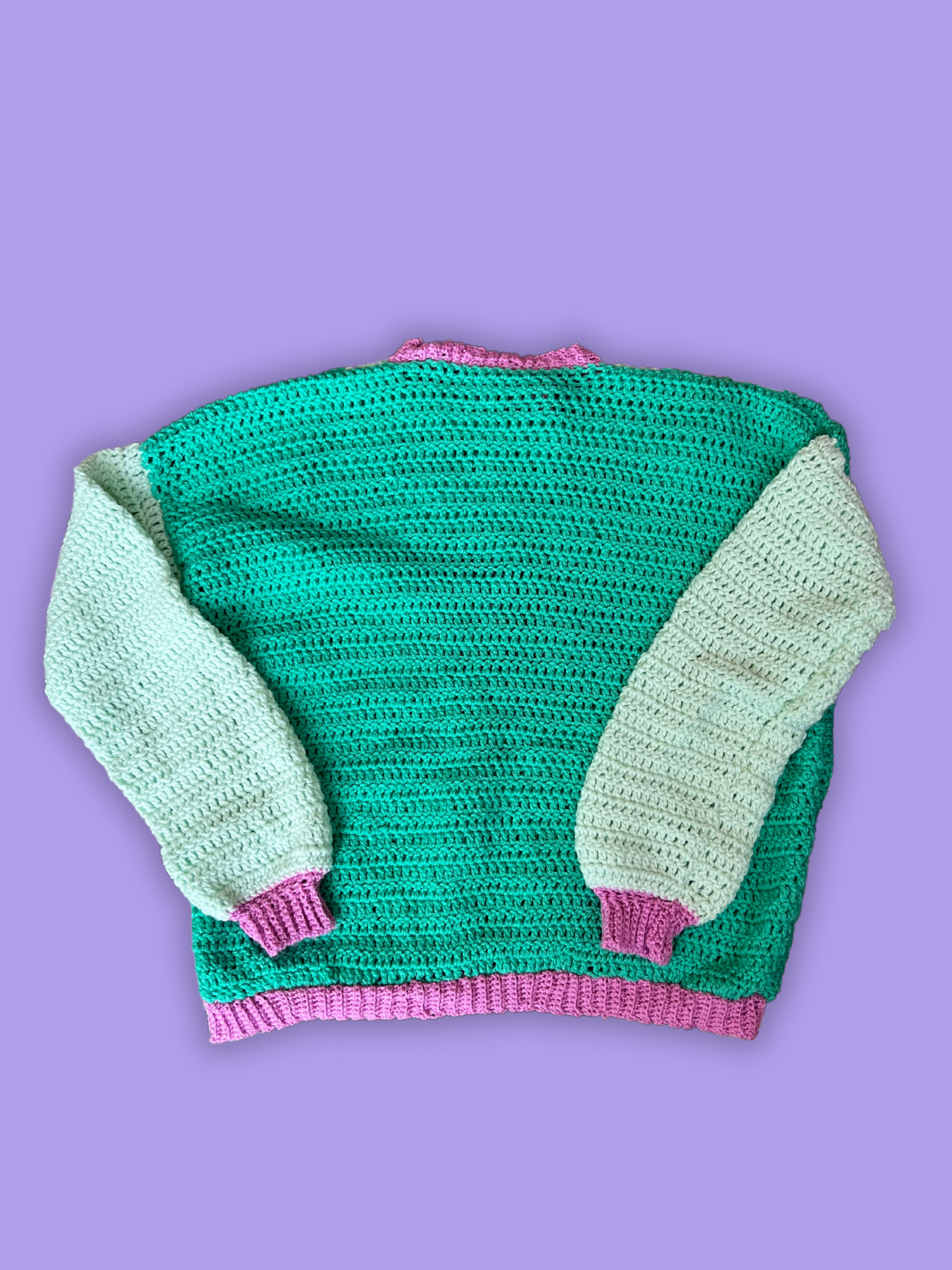 STL Stitch Teal Heart Sweater