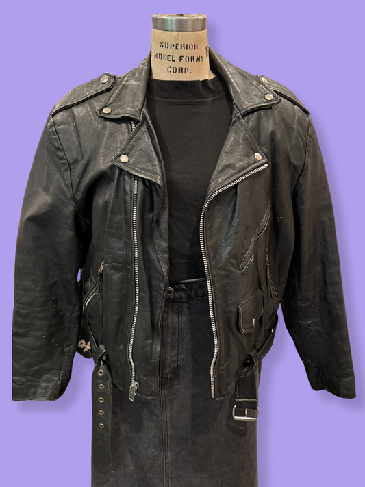 Leather Moto Jacket