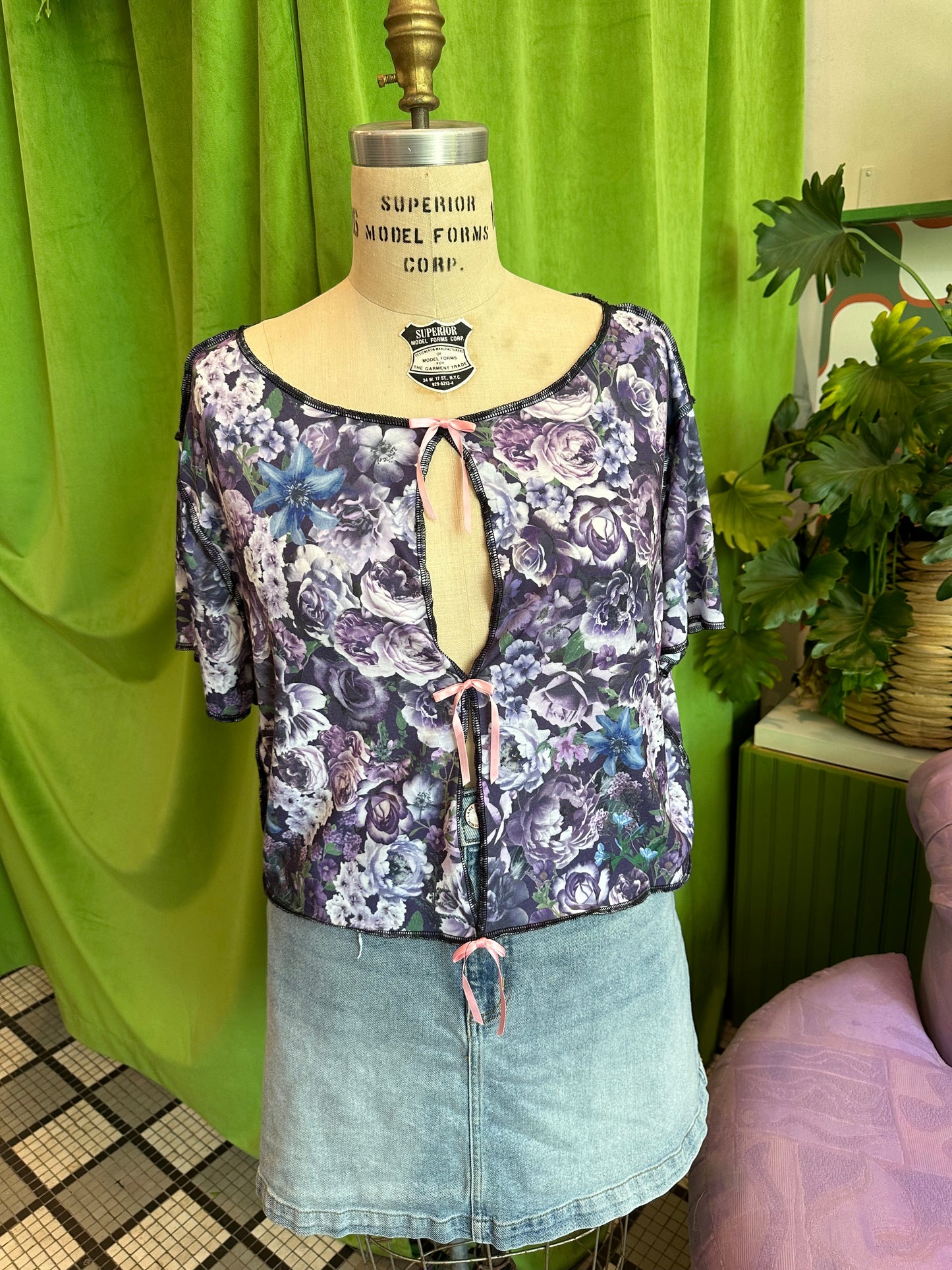 EE Sweet Violet Top Purple