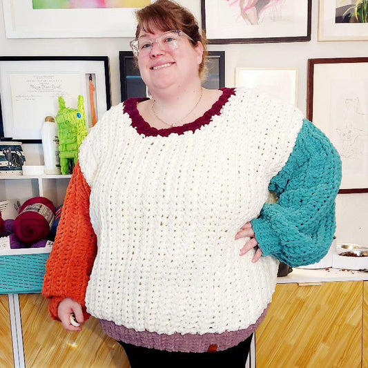 STL Stitch: Color Block Sweater