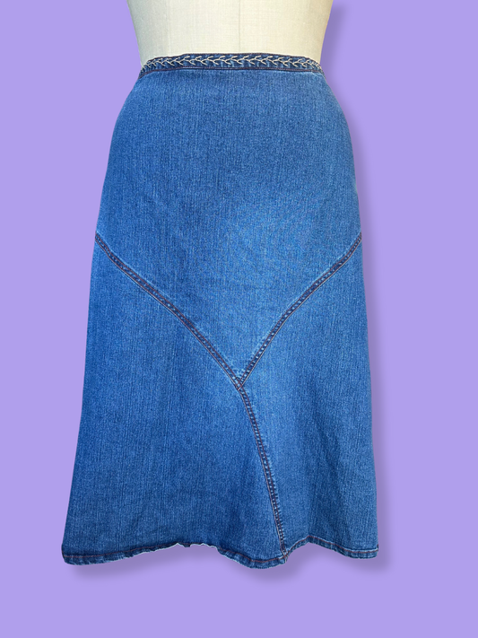 The Quade Denim Skirt