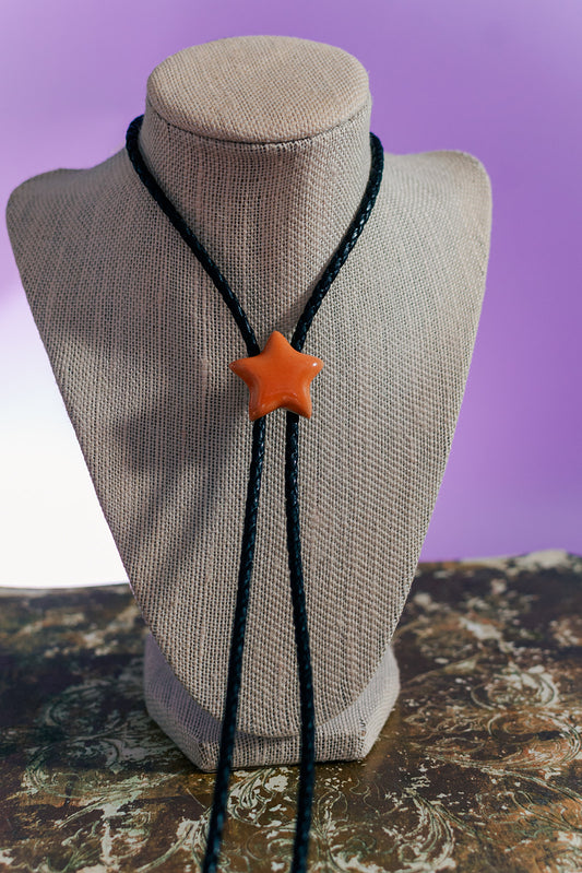 Adorned Ceramics Orange Star Bolo