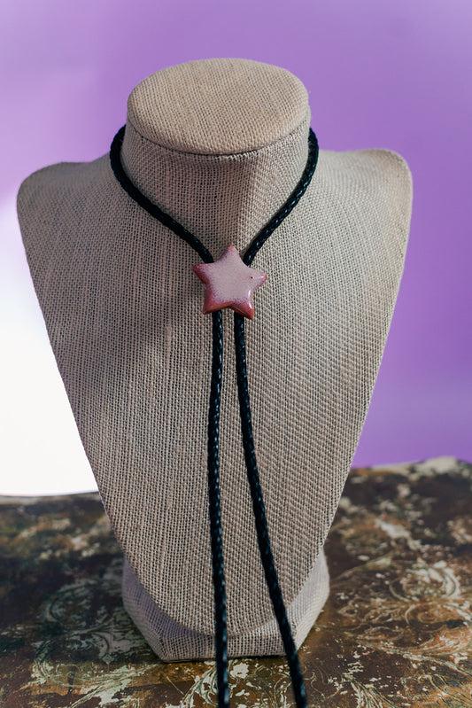 Adorned Ceramics Pink Star Bolo