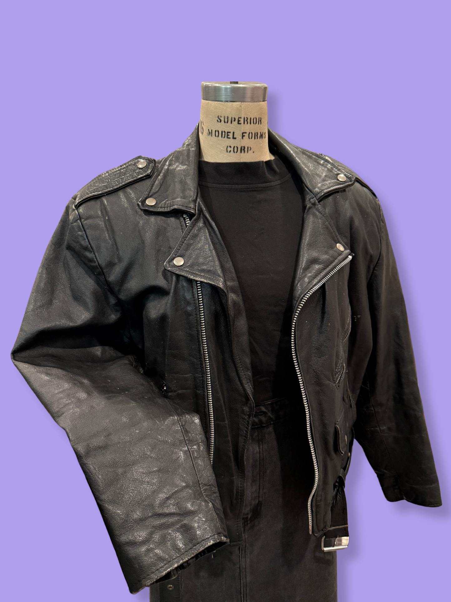 Leather Moto Jacket